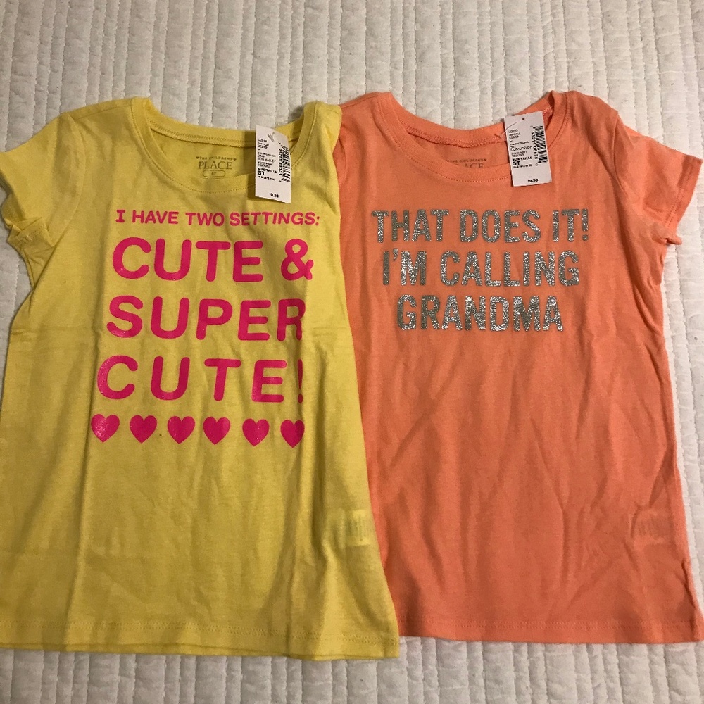 The Children's Place Tees - NWT - 5T